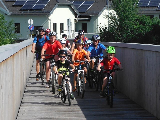 Unterwegs am Donauradweg: Alpenverein Neugablonz-Enns. | Foto: Alpenverein Enns