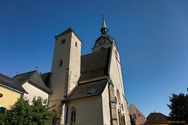 Die St. Thomas-Kirche mit der Modestus-Kapelle - hier sieht man beide Türme.