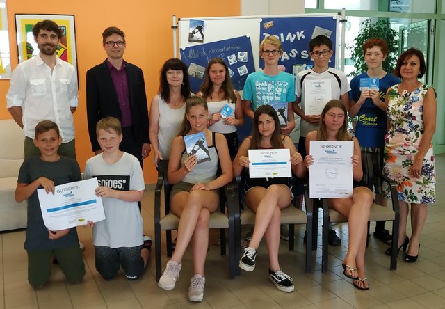 Die Schüler der NMS Sinabelkirchen holten sich den 1. Platz bundesweit