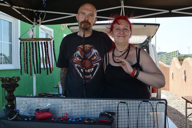 Sind Biker mit Leib und Seele: Eva und Michael Dannhorn.  | Foto: Gschnitzer