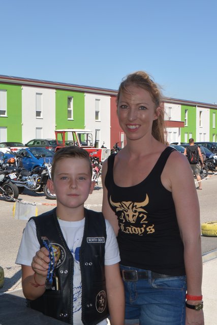 Haben das Biker-Sein in ihren Genen: Felix und Ines Rupp. | Foto: Gschnitzer