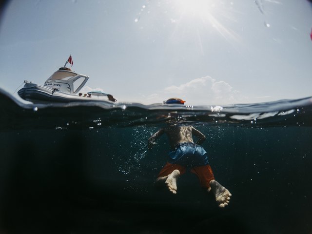 Wöckls Tipp: In eine Actioncam investieren. Damit lassen sich echt coole Über-/Unterwasserfotos machen.  | Foto: Eva-Maria Wöckl