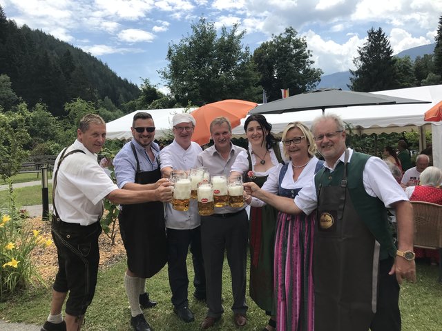 Im Marienheim wurde wieder Kirchtag gefeiert - inklusive Heiliger Messe und Bieranstich, sowie Musik und Tanz | Foto: SHV Spittal