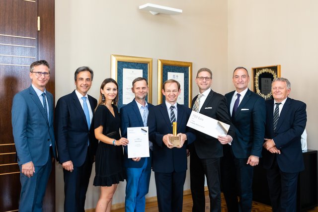 Gewinner des "Goldenen Reißwolfs": Das Team der Präsidiale mit Martin Haidvogl, Siegfried Nagl, Mario Eustacchio und Wolfgang Malik.