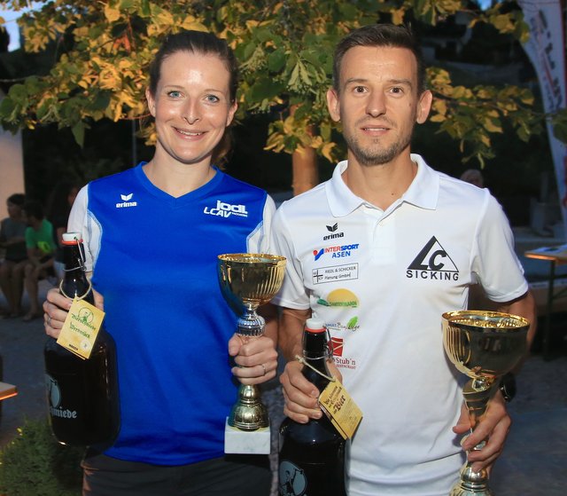 Lisa Müller und Manfred Steger sicherten sich den Tagessieg bei der 36. Auflage des Dorflaufes in Steinbach.