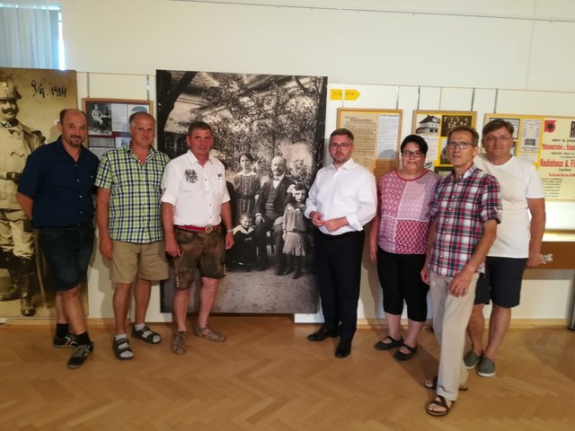 v.l.: Reinhard Endl, Martin Nussbaum, Günther Kröpfl, Sandra Warnung, Ludwig Schleritzko, Johann Müllner und Wolfgang Umgeher. | Foto: Museum