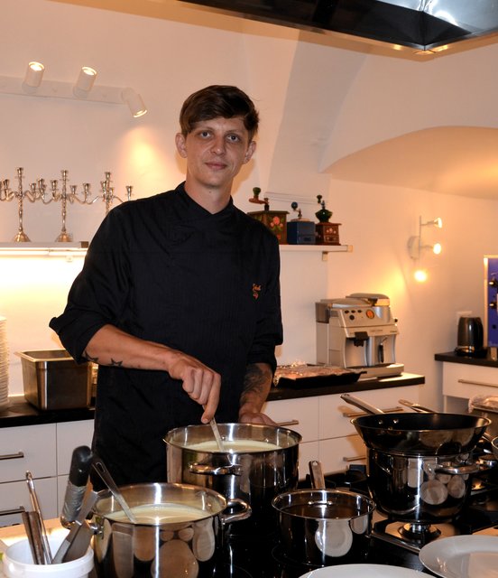 Koch Jakob Lilg vom Restaurant "Das Löwenzahn"
