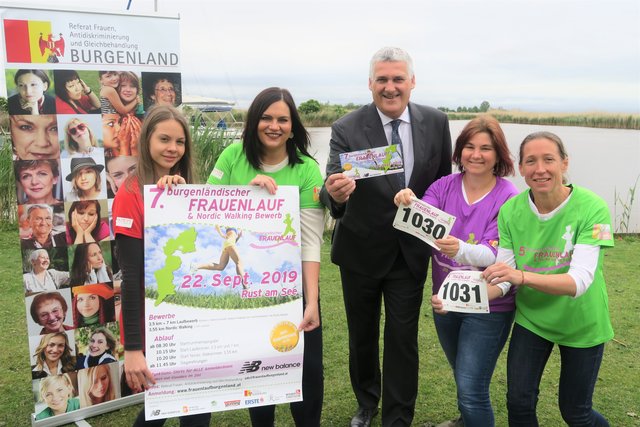 Der siebte burgenländische Frauenlauf findet heuer in Rust und ganz unter dem Motto "Nachhaltigkeit" statt.
