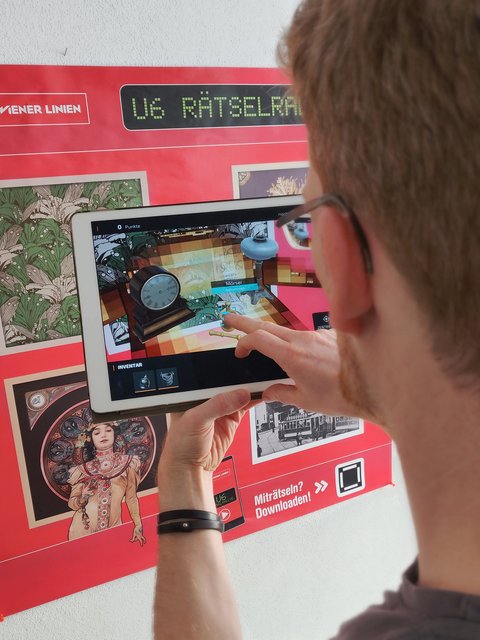 Spiel und Spaß in der U6 - dank der neuen App. | Foto: Wiener Linien