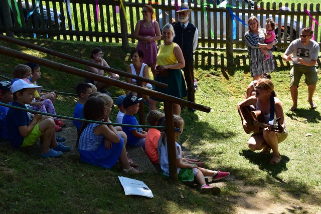 Die Kinder zeigten ihren Kindergarten-Ost in Eibiswald auch in ihren Liedern. | Foto: Astrid Peitler