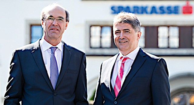 Führungsteam: Manfred Krimbacher und Franz Stöckl. | Foto: Sparkasse