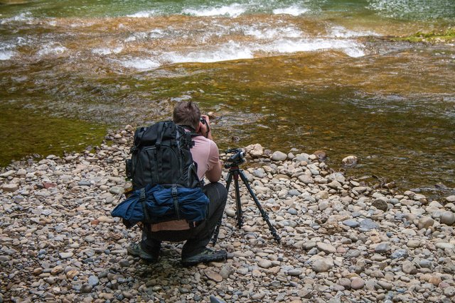 Ein Klick in das Foto öffnet die Galerie im Vollbildmodus.
Bild 29: Kollege David in Aktion. | Foto: © by Ing. Günter Kramarcsik