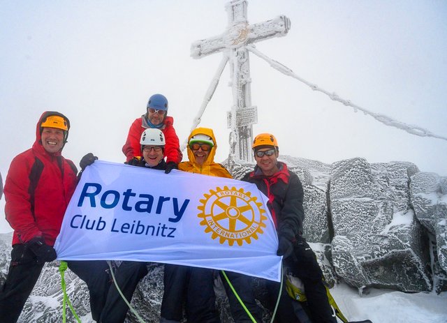 Die Rotarier aus Leibnitz waren gemeinsam am Großglockner.