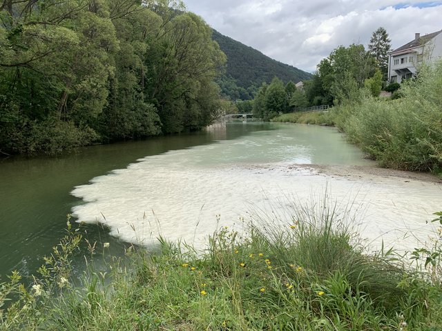 So sieht es derzeit in mehreren Gewässern rund um den Semmering-Basistunnel aus.