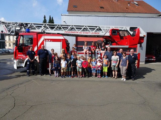 Die Volksschulkinder der VS Leoben-Leitendorf erlebten bei der Freiwilligen Feuerwehr Leoben-Stadt einen besonderen Tag.