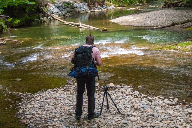 Ein Klick in das Foto öffnet die Galerie im Vollbildmodus.
Bild 30: Kollege David in Aktion. | Foto: © by Ing. Günter Kramarcsik