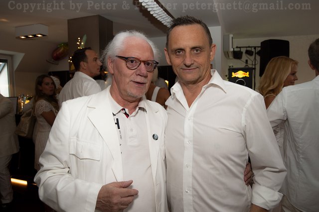 Peter Güttenberger mit Gastgeber Heimo Turin