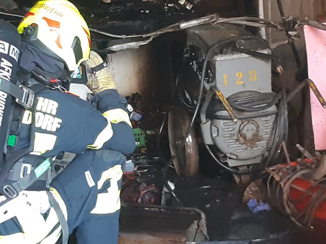 Brand im Irenental.