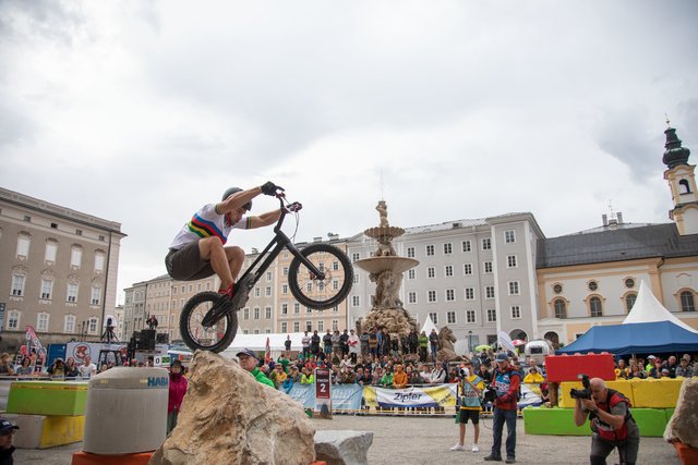 Thomas Pechhacker belegte heute beim Trials World Cup in Salzburg den 4. Gesamtrang | Foto: Mayrhuber/Stöttinger