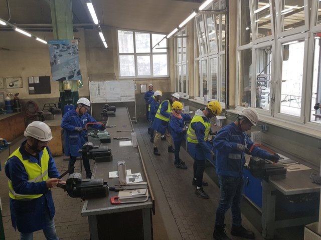 Auch die Herstellung von eigenen Werkstücken stand bereits am Programm | Foto: RHI Magnesita