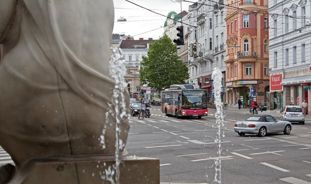 Vom Schottentor bis zum Döblinger Friedhof: Der 40A verbindet die Innenstadt mit den Bezirken Döbling und Währing. | Foto: Wiener Linien