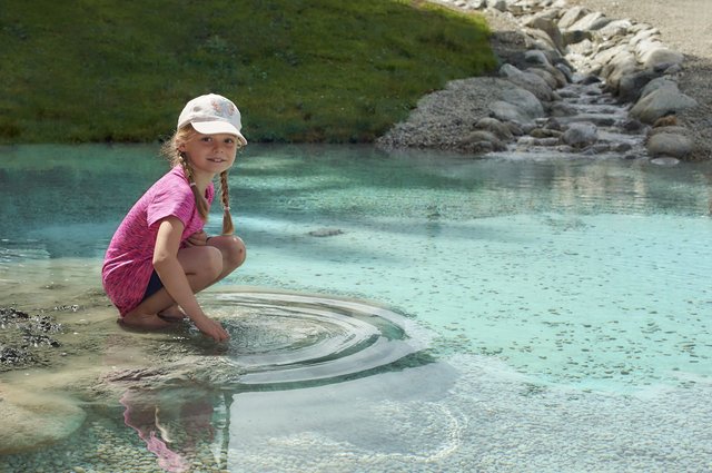 Erlebnisse an und in der neuen Wasserwelt. | Foto: Bergbahnen Fieberbrunn