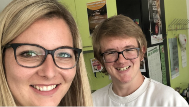 Freizeitassistentin Romana Trattner und Marcel Peßl | Foto: JAW