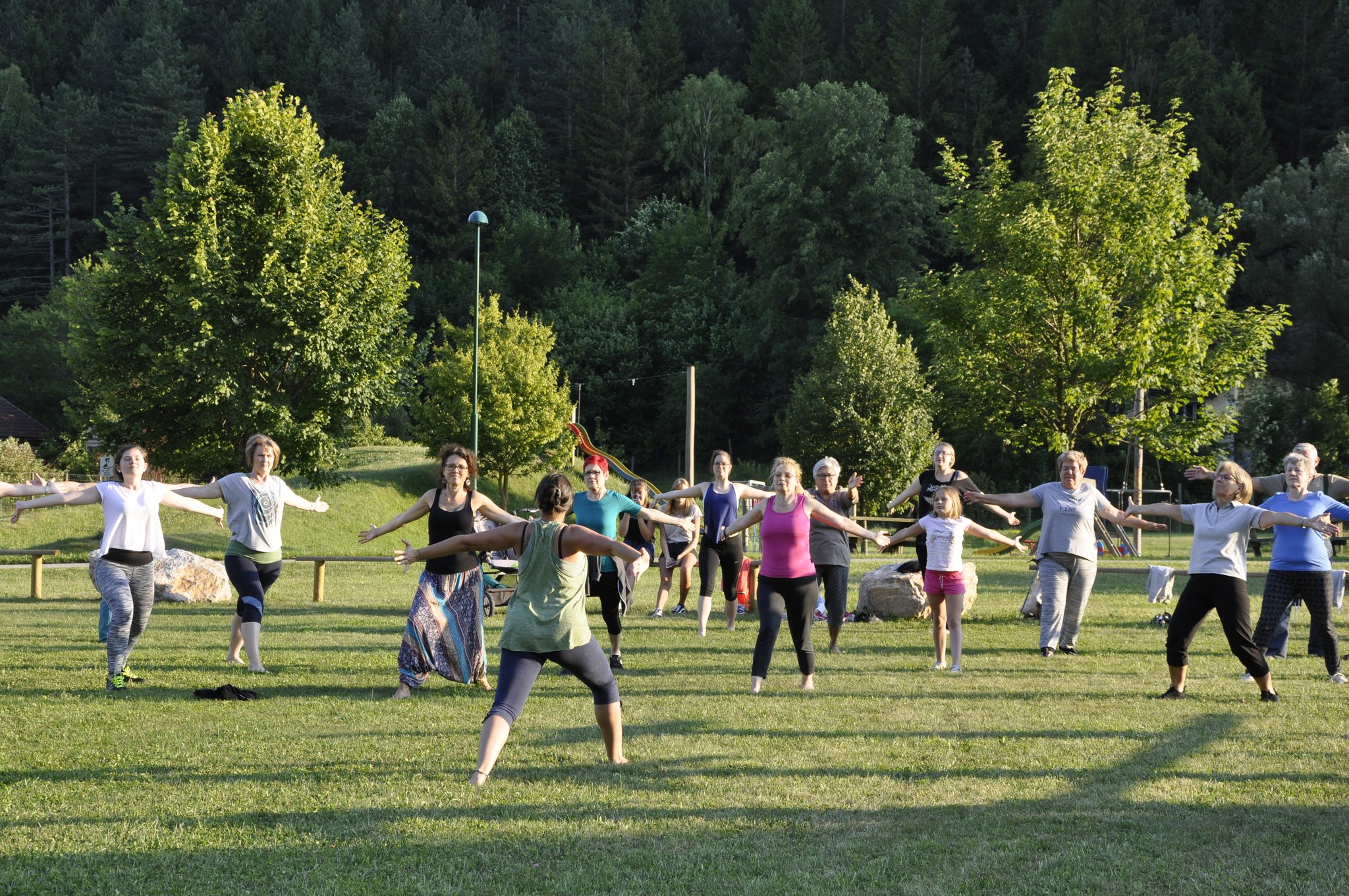 Yoga im Dorf Wiener Neustadt
