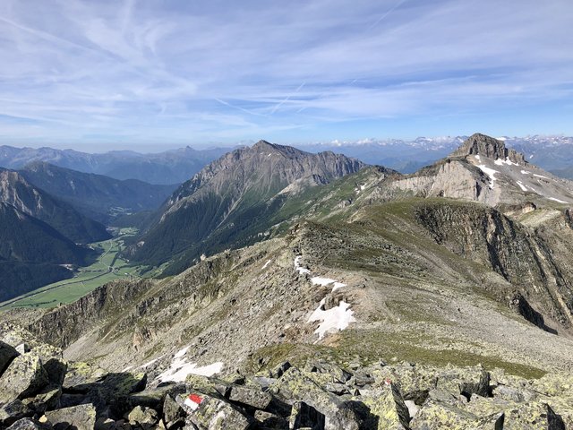 Vom Brennersee ging's durch das Venntal auf die Landshuter Europahütte (2.693 m) samt Abstecher zum Kraxentrager (2.999 m). Am nächsten Tag über die Wildseespitze (2.733 m) zum Wolfendorn (2.776 m) und über die Griesbergalm zurück zum Ausgangspunkt. | Foto: Kainz