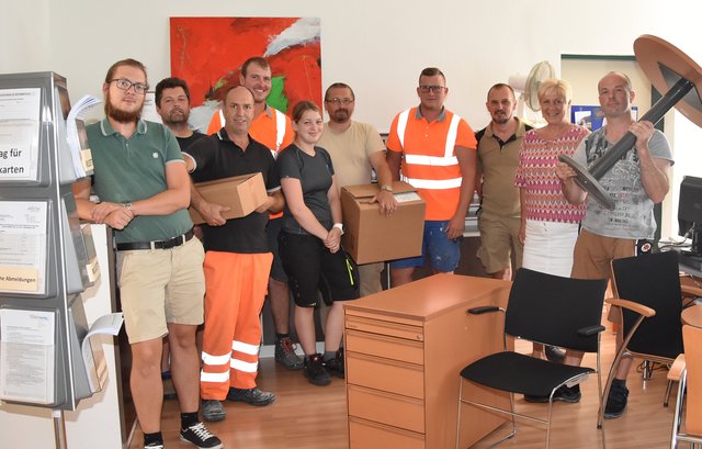 Stefan Wlcek, Markus Timpel, Rudolf Gschossmann, Dominik Zeiner, Lisa Brandstetter, Johann Leonhartsberger, Patrick Perneder, Johannes Teufel, Ursula Puchebner und Walter Wurzer.
 | Foto: Stadtgemeinde Amstetten