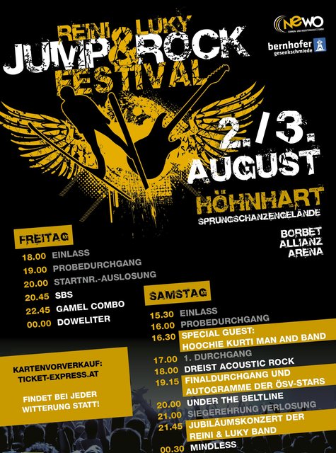 Programm Jump&amp;Rock 2019.