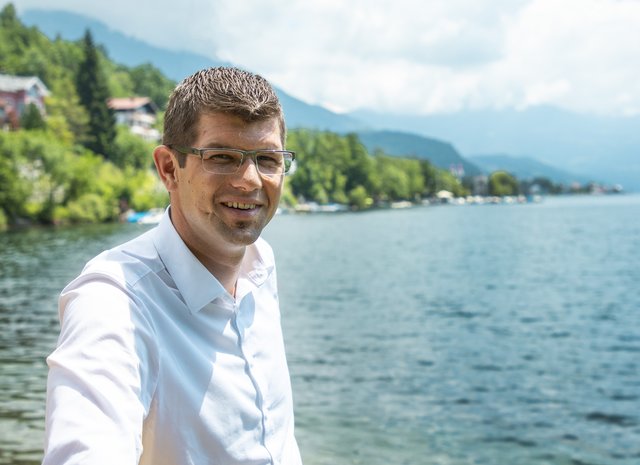 ÖVP-Landesparteiobmann Martin Gruber genießt den Sommer in Kärnten