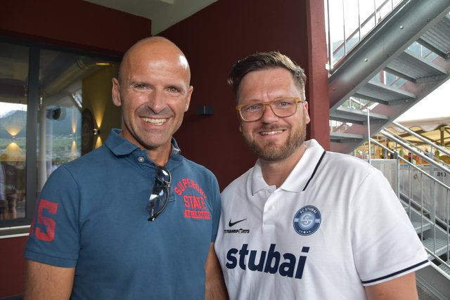 Hubert Siller und Stefan Pertl (beide FC Stubai) | Foto: Kainz