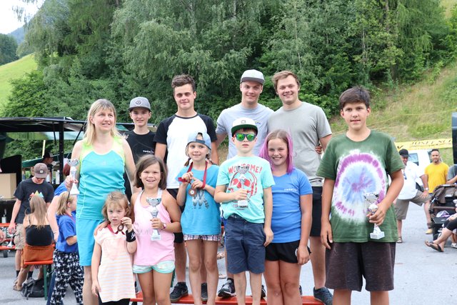 Die erfolgreichen Rollenrodler vom SV Ried