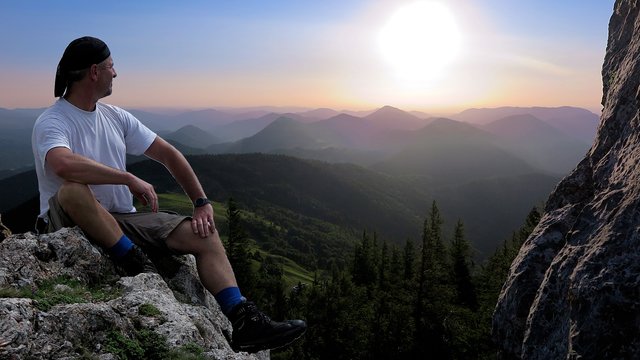 Das erwachen der Natur in der Früh "Schneeberg"