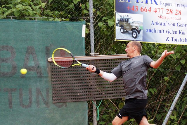 Peitschende Vorhände, giftige Rückhände, harte Service und vieles mehr am Court in Antau | Foto: Kroaten Masters