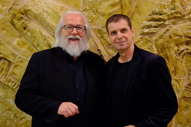 Hans Czettel (l.) und Manfred Spies (r.) spielen im Riccardo.