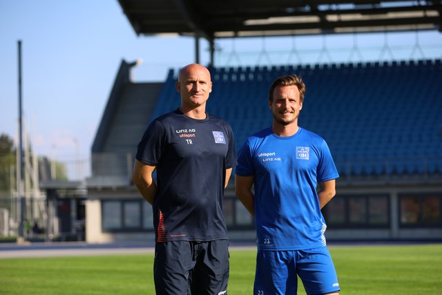 Wollen Blau Weiß wieder in Erfolgsspur bringen: Goran Djuricin (l.) und Konstantin "Tino" Wawra (r.) wissen, was zu tun ist. | Foto: Reischl
