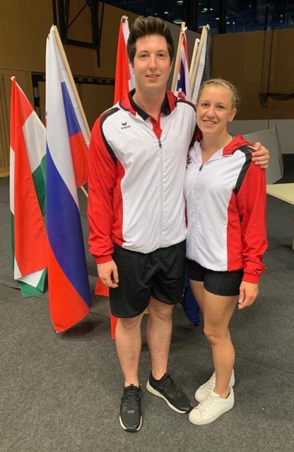 Florian Blümel und Orissa Deubner zeigten gute Leistungen bei der EM. | Foto: Johann Decker