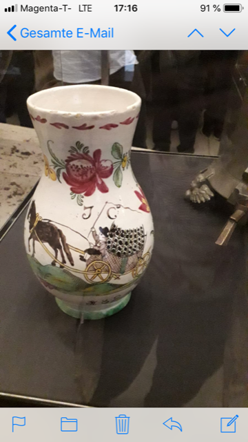 Der Leobersdorfer Krug aus 1824 bei der Landesausstellung in Wr.