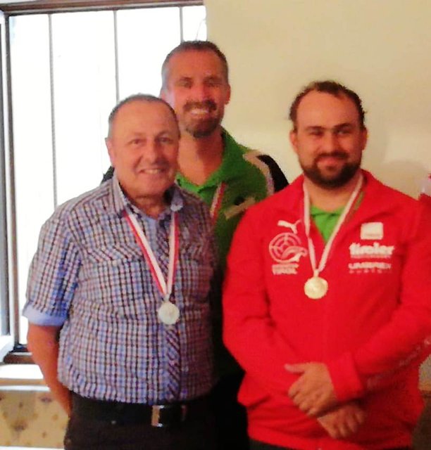 Silber für SG FLieß 1: Stefan Mallaun, Marco Neuner und Martin Schranz (v.l.).