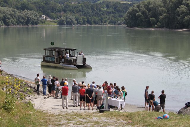 Bei der Anlegestelle in Ottensheim. | Foto: Schwarz