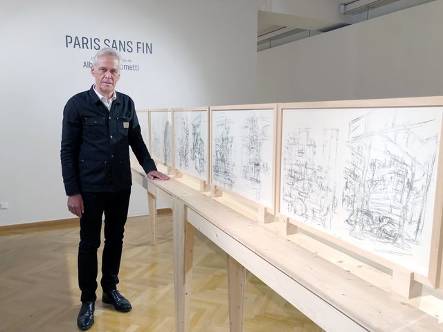 Klaus Littmann kuratierte die Ausstellung "Alberto Giacometti: Paris sans fin" in der Stadtgalerie Klagenfurt. Mit der Kunstinstallation For Forest per se hat das aber nichts zu tun. Littmann selbst nennt es eine "Beigabe"
