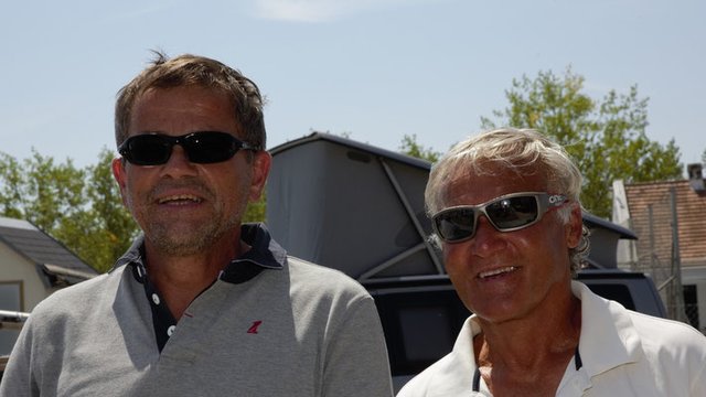 Europacup-Sieger: Christian Dunkl (l.) und Helmut Tremmel