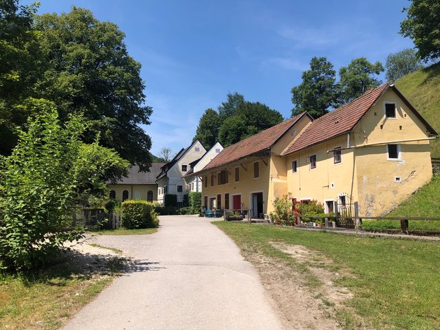 Das Sensenschmiede-Ensemble Schmiedleiten in Leonstein | Foto: Weymayer