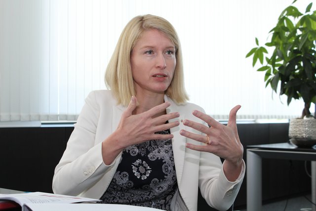 Landeshauptmann-Stellvertreterin Christine Haberlander (ÖVP) im BezirksRundschau-Sommergespräch.