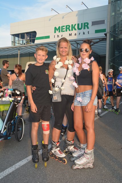 Leon, Desiree und Marina hatten viel Spaß.