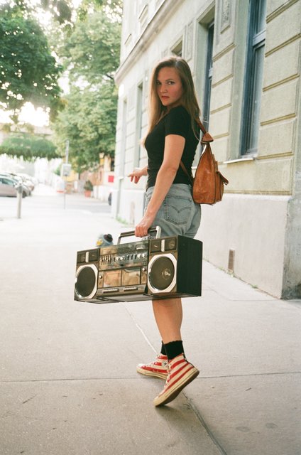 Patricia Hill in ihrer Heimat Ottakring. (Photo Ari Tiihonen)