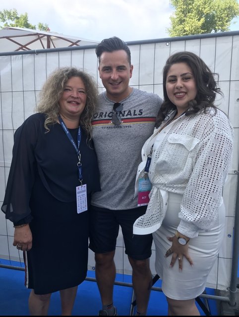 Merna Abdalla (rechts) bei der Starnacht 2019