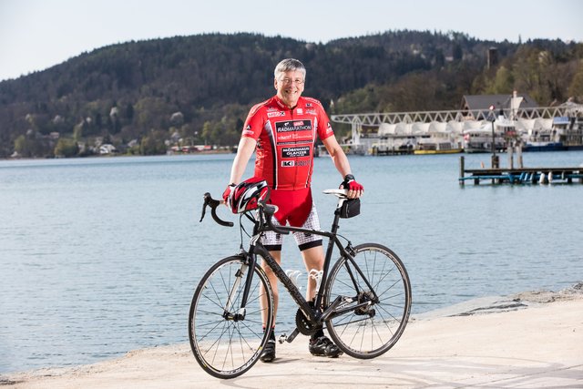 Die tägliche Sporteinheit in der Kärntner Natur gehört für LH Peter Kaiser dazu